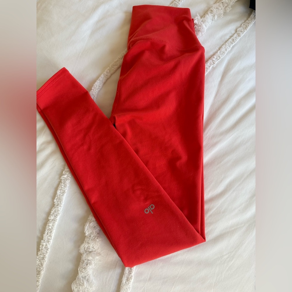 ALO Yoga Bold Red Leggings